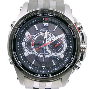 Casio Edifice Multi-Band 6 EQW-M710DB-1A2JF Stainless Steel Gray Solar Radio-...